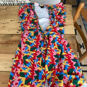 nooworks wrap dress in print "macarena"